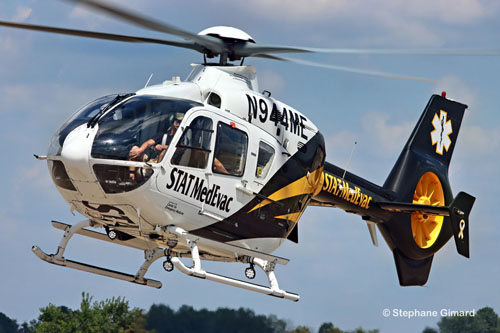 Hélicoptère de secours EC135 N944ME Stat Medevac