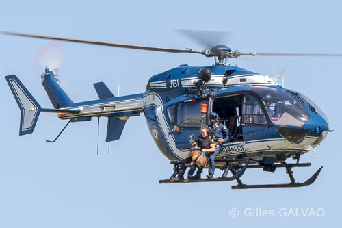 Hélicoptère EC145 JBG de la Gendarmerie Nationale