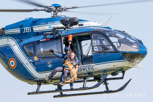 Hélicoptère EC145 JBG de la Gendarmerie Nationale