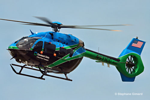 Hélicoptère de secours H145 N971CC, Cleveland Clinic, Ohio, USA