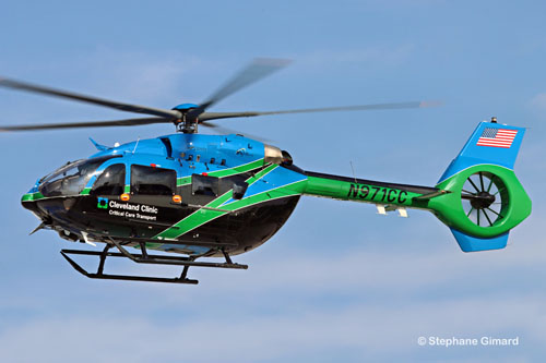 Hélicoptère de secours H145 N971CC, Cleveland Clinic, Ohio, USA