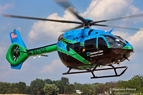 Hélicoptère de secours H145 N971CC, Cleveland Clinic, Ohio, USA