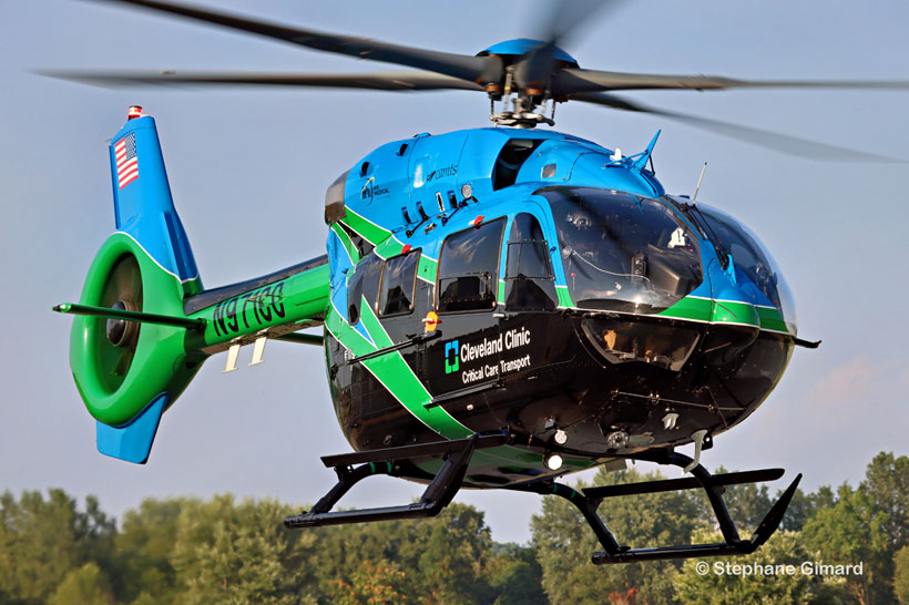 Hélicoptère de secours H145 N971CC, Cleveland Clinic, Ohio, USA