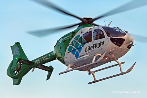 Hélicoptère de secours EC135 N978LF Lifeflight