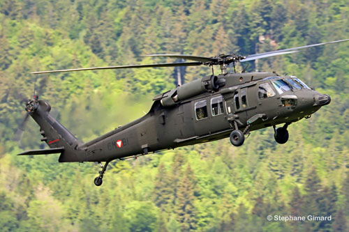 Hélicoptère S70 Black Hawk de l’armée autrichienne