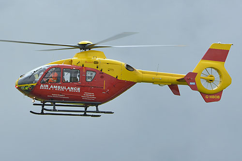 Hélicoptère EC135 d'Air Ambulance