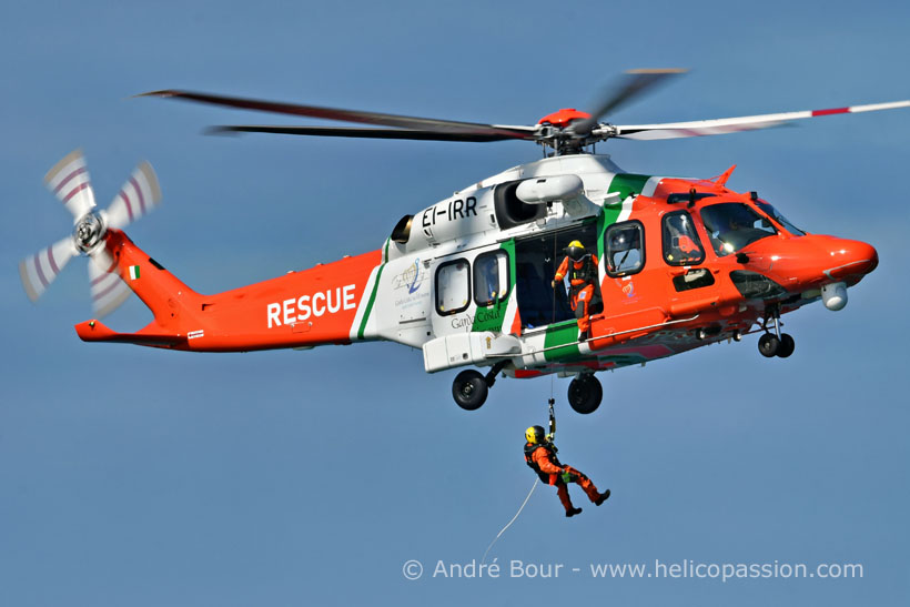 Hélicoptère AW189 EI-IRR Coast Guard Irlande