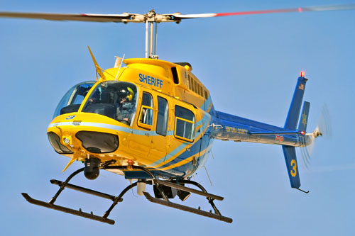 Hélicoptère Bel 206 Long Ranger Ventura County, Camarillo, Californie, USA