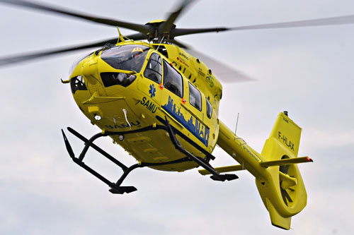 Hélicoptère H145 F-HLAX du SAMU Ile de France