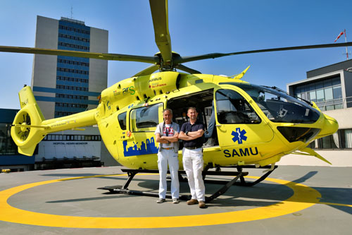 Hélicoptère H145 F-HLAX du SAMU Ile de France