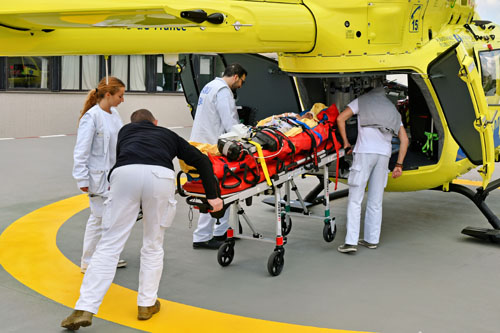 Hélicoptère H145 F-HLAX du SAMU Ile de France