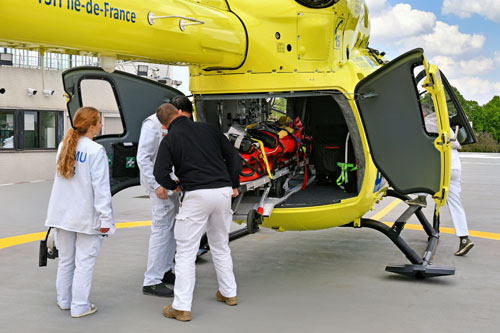 Hélicoptère H145 F-HLAX du SAMU Ile de France