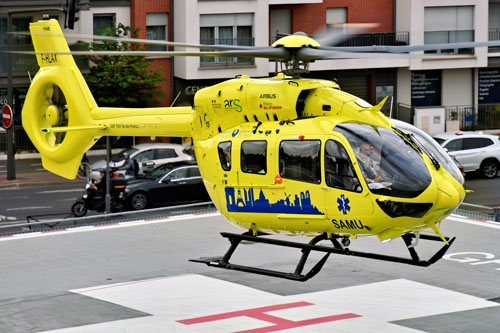 Hélicoptère H145 F-HLAX du SAMU Ile de France