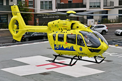 Hélicoptère H145 F-HLAX du SAMU Ile de France