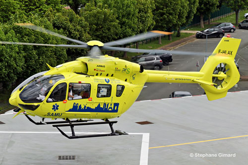 Hélicoptère H145 F-HLAX du SAMU Ile de France