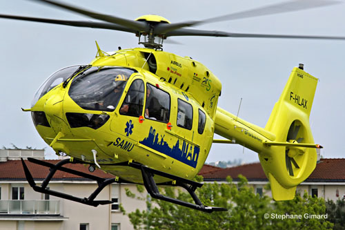 Hélicoptère H145 F-HLAX du SAMU Ile de France