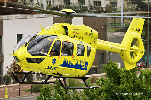 Hélicoptère H145 F-HLAX du SAMU Ile de France