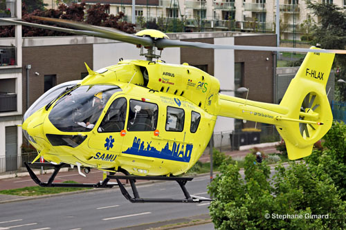 Hélicoptère H145 F-HLAX du SAMU Ile de France