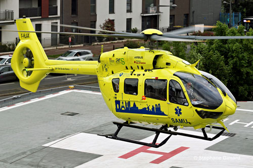 Hélicoptère H145 F-HLAX du SAMU Ile de France