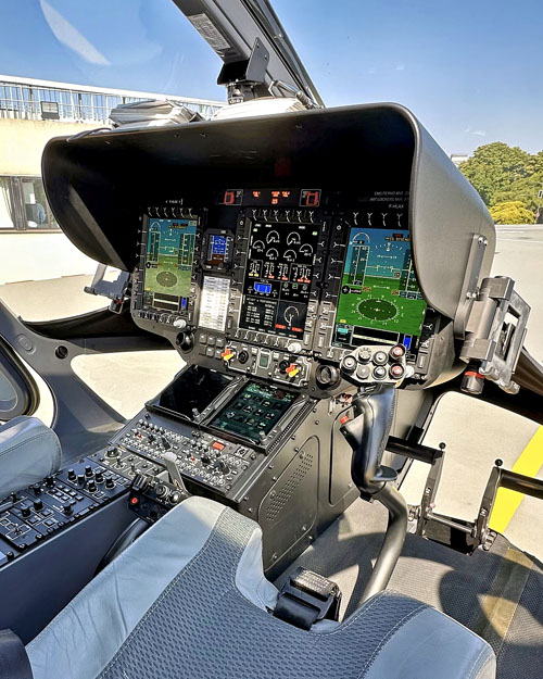 Hélicoptère H145 F-HLAX du SAMU Ile de France