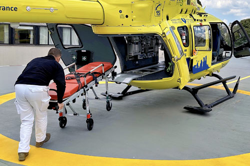 Hélicoptère H145 F-HLAX du SAMU Ile de France