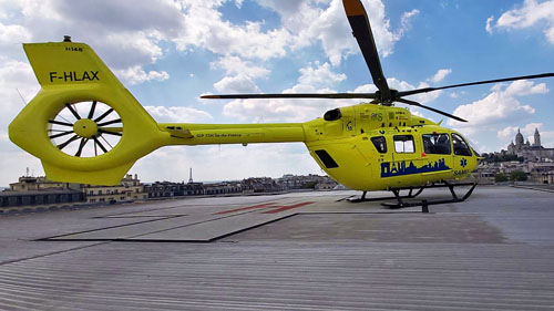 Hélicoptère H145 F-HLAX du SAMU Ile de France
