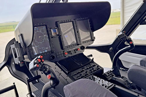 Hélicoptère H140 HEMS, cockpit