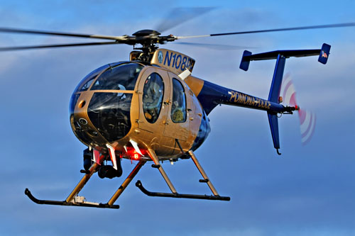 Hélicoptère Hughes 369E / MD500E N108PP Pomona Police Department