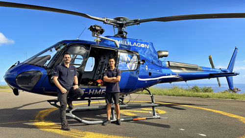 Sur la base HELILAGON à l'Eperon
