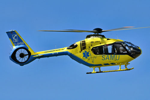 Hélicoptère H135 F-OHSG, HeliSMUR 974, SAMU 974, HELILAGON