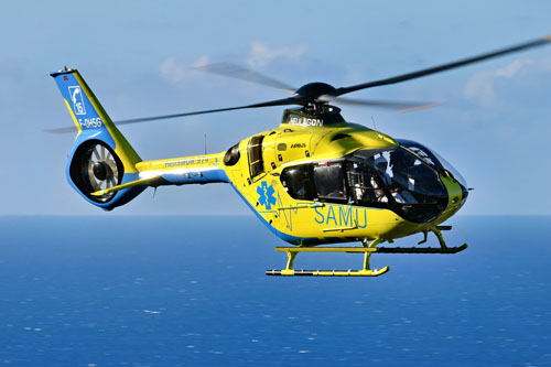 Hélicoptère H135 F-OHSG, HeliSMUR 974, SAMU 974, HELILAGON