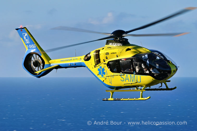 Hélicoptère H135 F-OHSG, HeliSMUR 974, SAMU 974, HELILAGON