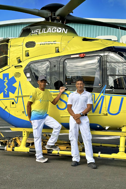Hélicoptère H135 F-OHSG, HeliSMUR 974, SAMU 974, HELILAGON
