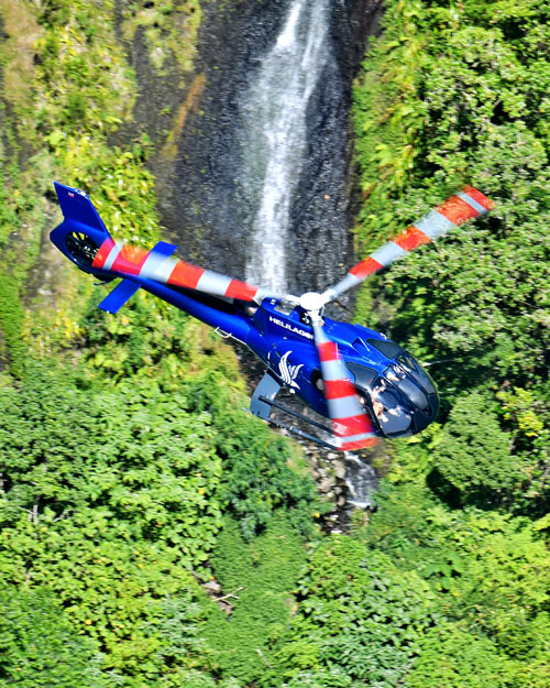 Air to Air au-dessus du Trou de Fer, sur l'île de La Réunion