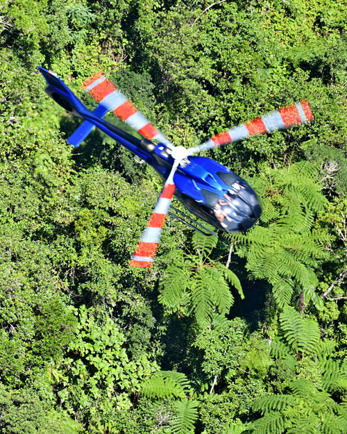 Air to Air au-dessus du Trou de Fer, sur l'île de La Réunion