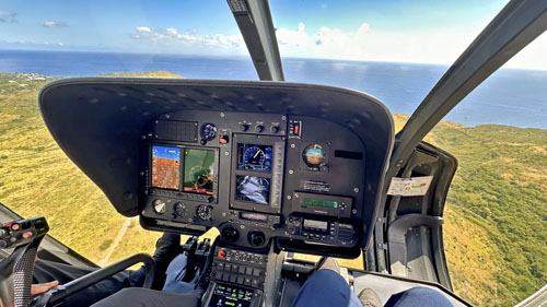 Vol en hélicoptère H130 au-dessus de l'île de La Réunion avec HELILAGON