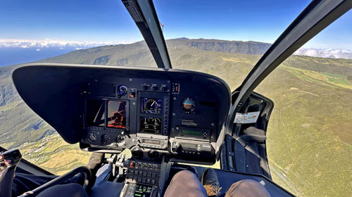 Vol en hélicoptère H130 au-dessus de l'île de La Réunion avec HELILAGON