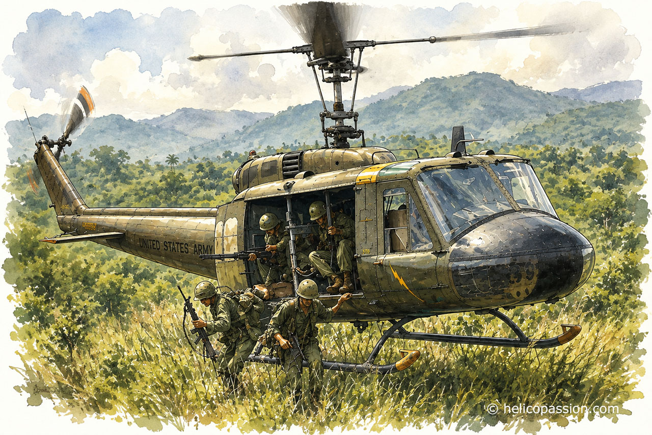 Hélicoptère UH1 Huey