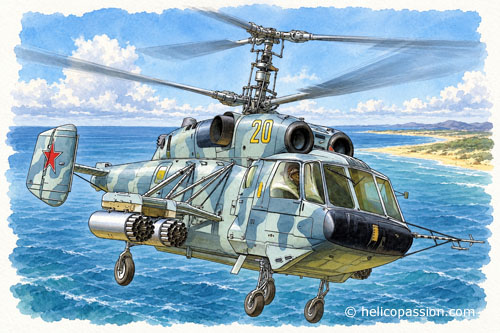 Hélicoptère KA29TB Hélix B de la Marine russe