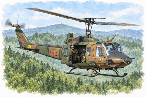 Hélicoptère UH1J Japon