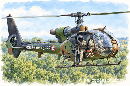 Hélicoptère SA342 Gazelle ALAT