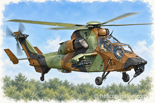 Hélicoptère d'attaque Tigre HAD de l'ALAT française