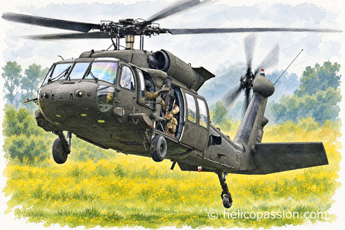 Hélicoptère MH60K Blackhawk US Army 160 SOAR