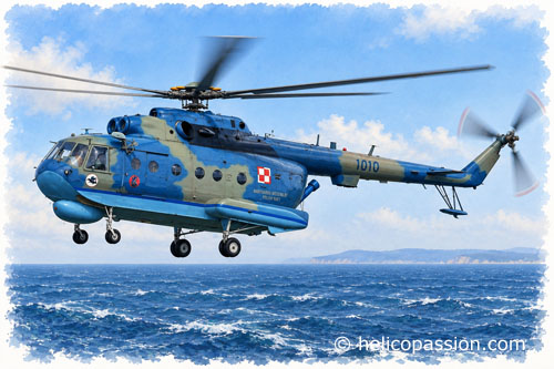 Hélicoptère de lutte anti-sous-marins MI14 de la Marine polonaise
