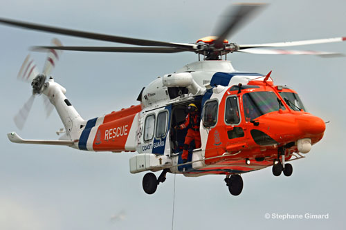 Hélicoptère SAR AW189 PH-SAR