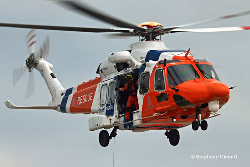 Hélicoptère AW189 PH-SAR Coast Guard Netherlands