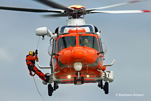 Hélicoptère SAR AW189 PH-SAR