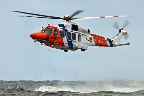 Hélicoptère SAR AW189 PH-SAR