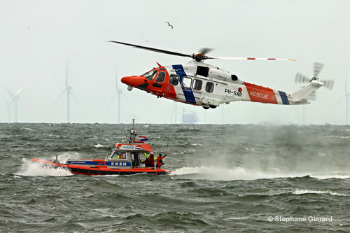 Hélicoptère SAR AW189 PH-SAR