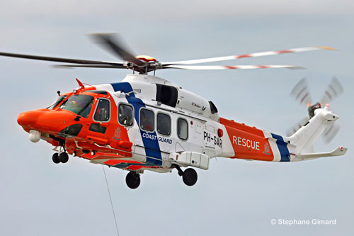 Hélicoptère SAR AW189 PH-SAR
